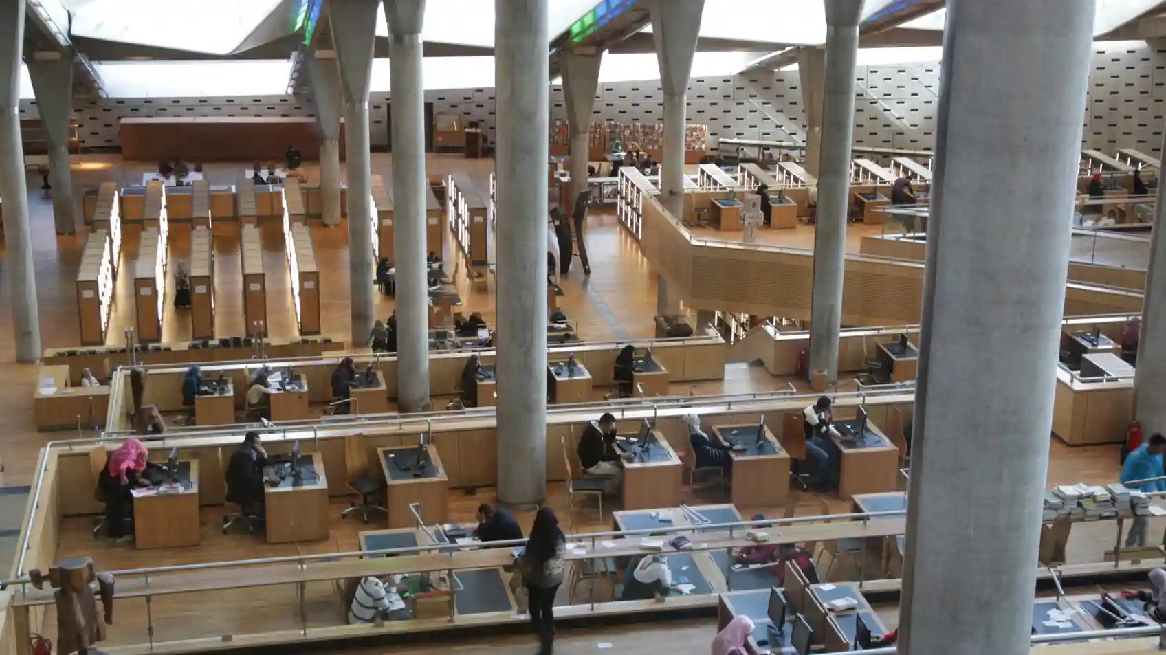 Alexandria library from the inside 2 G, Egypt travel booking, Egypt travel booking
